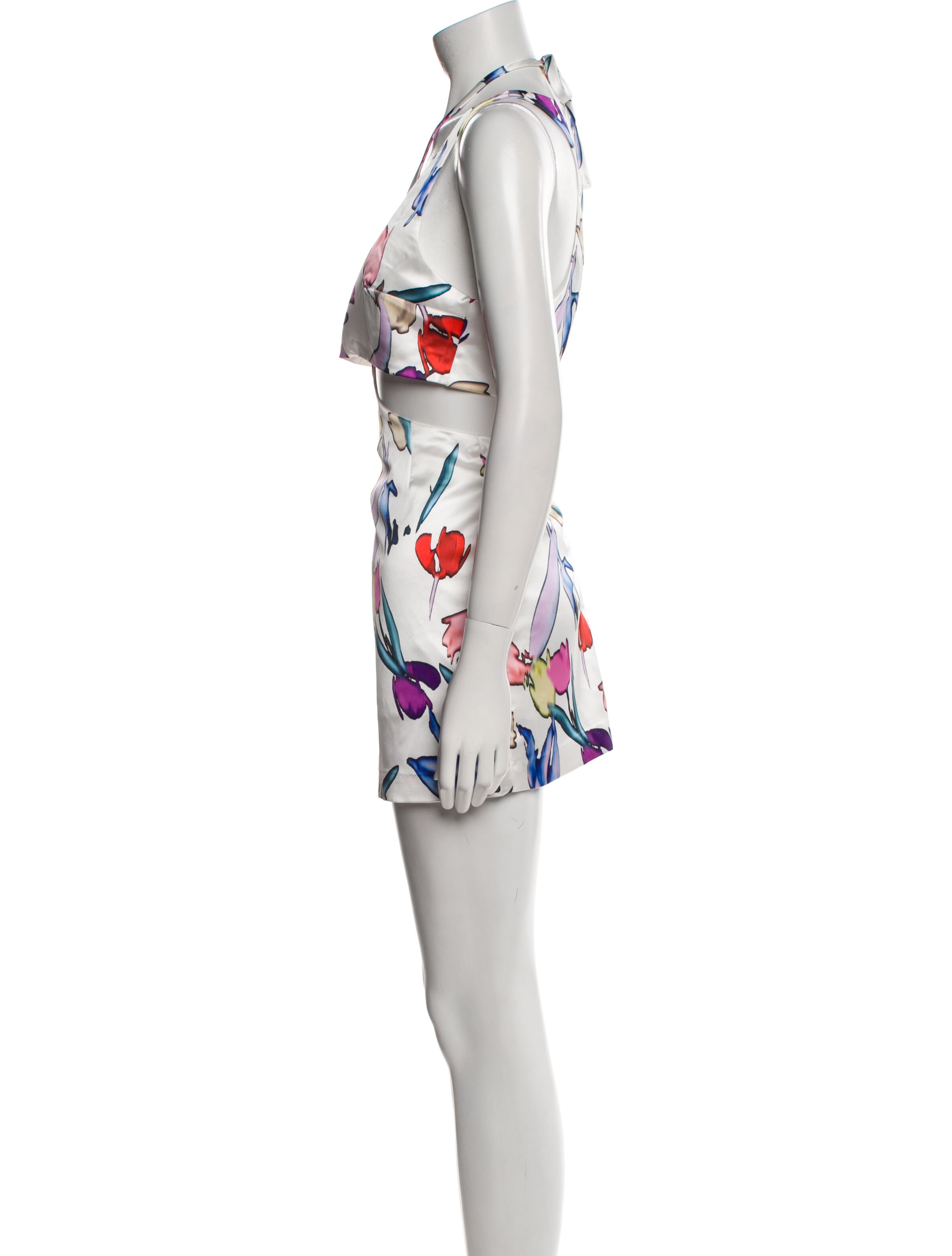 ROTATE Birger Christensen Printed Skirt Set w/ Tags
