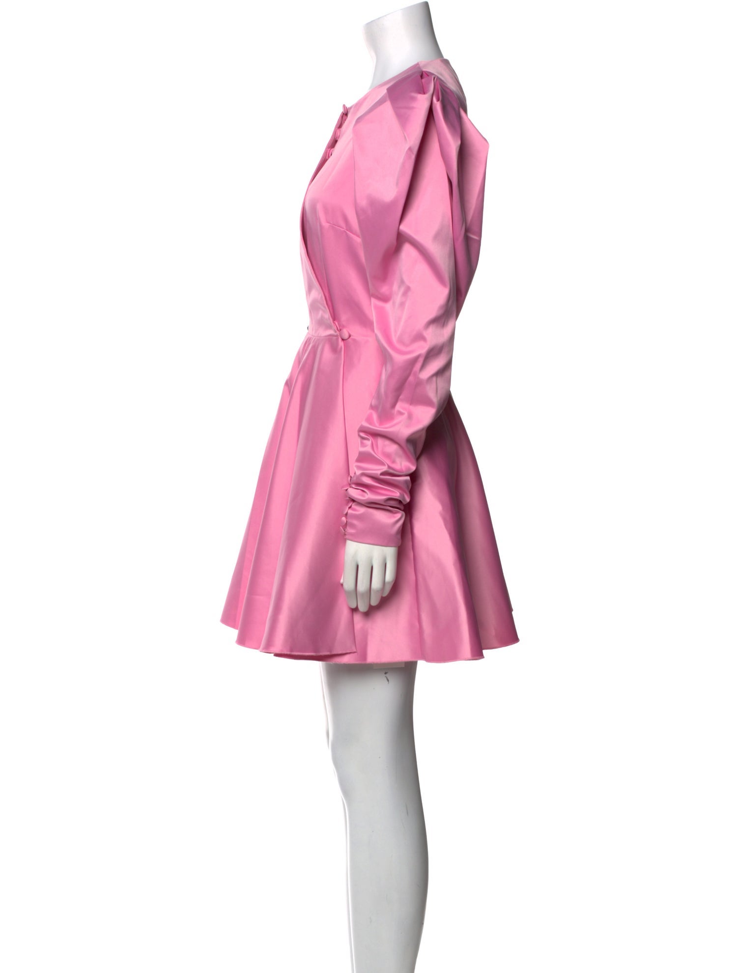 ROTATE Birger Christensen Crew Neck Mini Dress