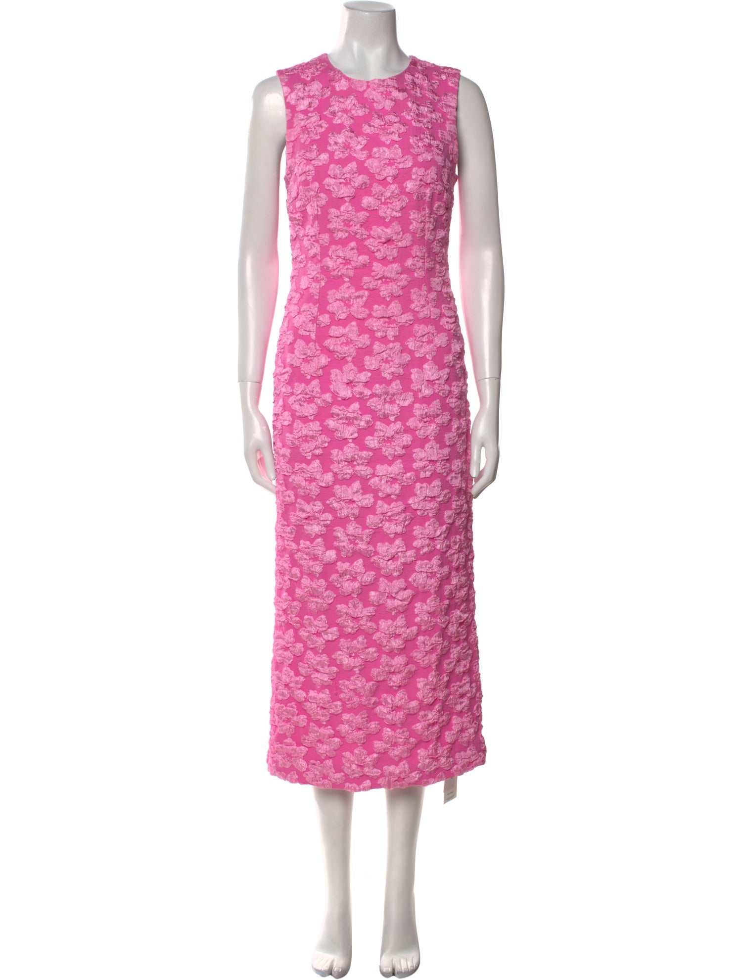 ROTATE Birger Christensen Floral Print Long Dress
