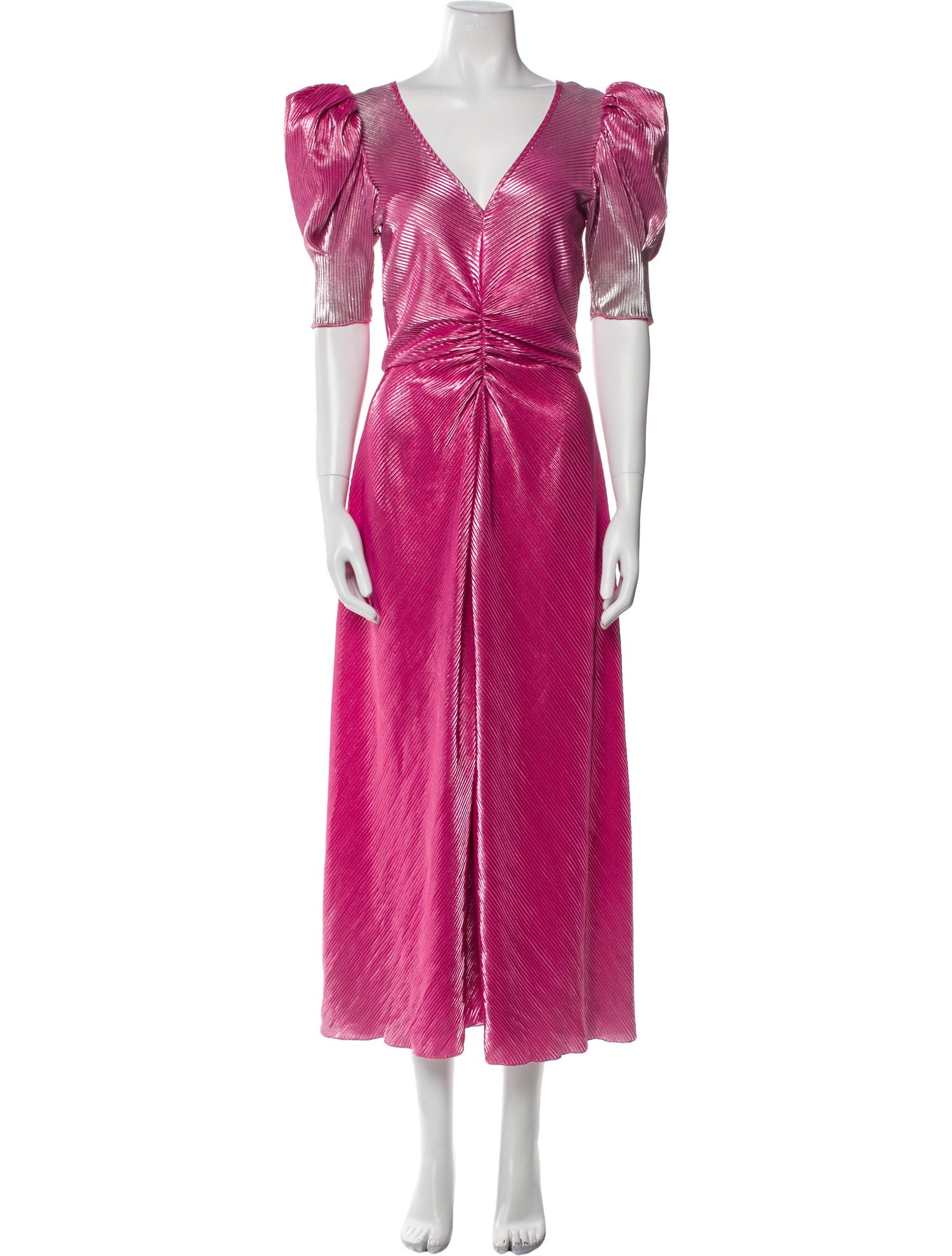 ROTATE Birger Christensen V-Neck Long Dress w/ Tags