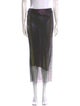ROTATE Birger Christensen Crystal Embellishments Midi Length Skirt