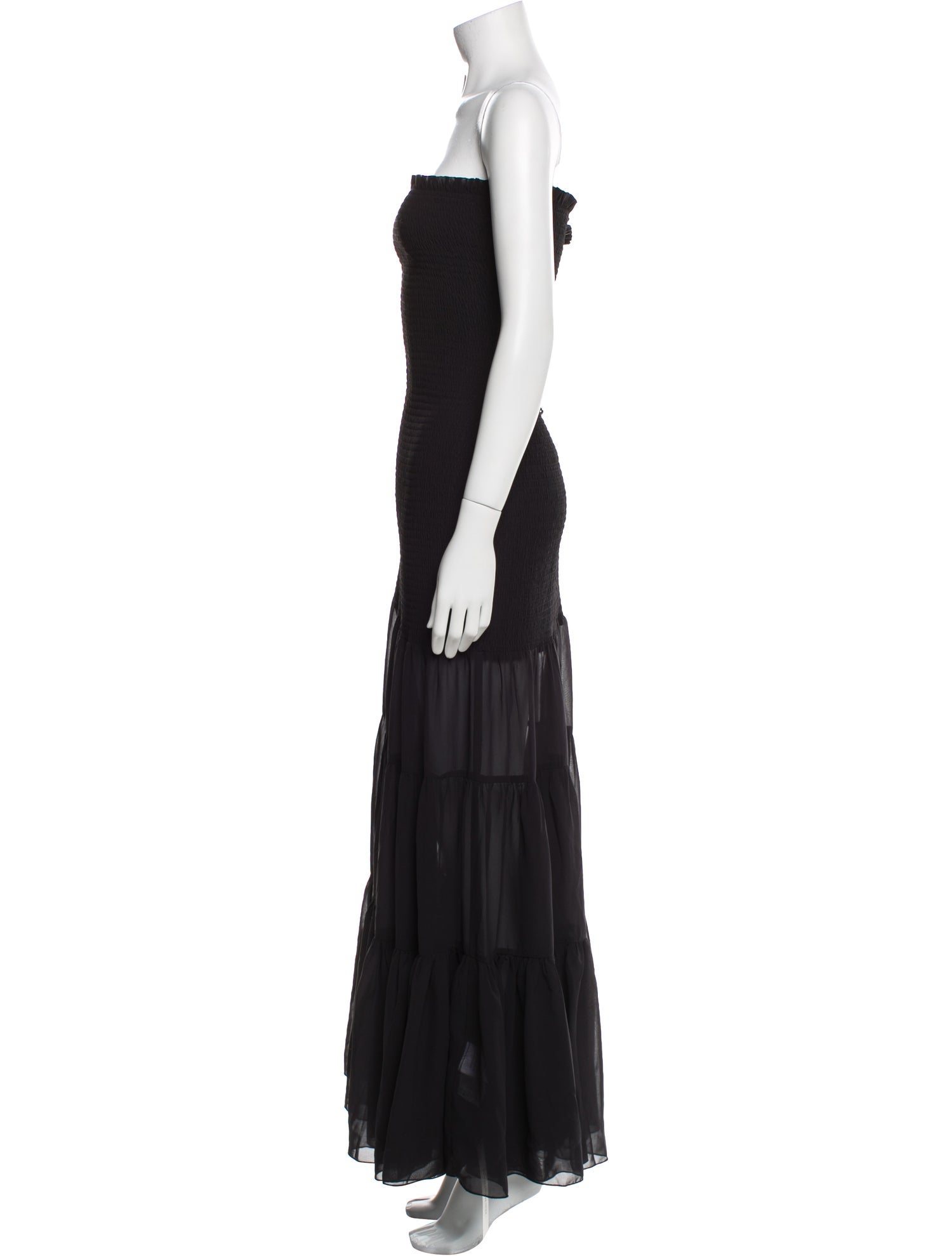 ROTATE Birger Christensen Strapless Long Dress