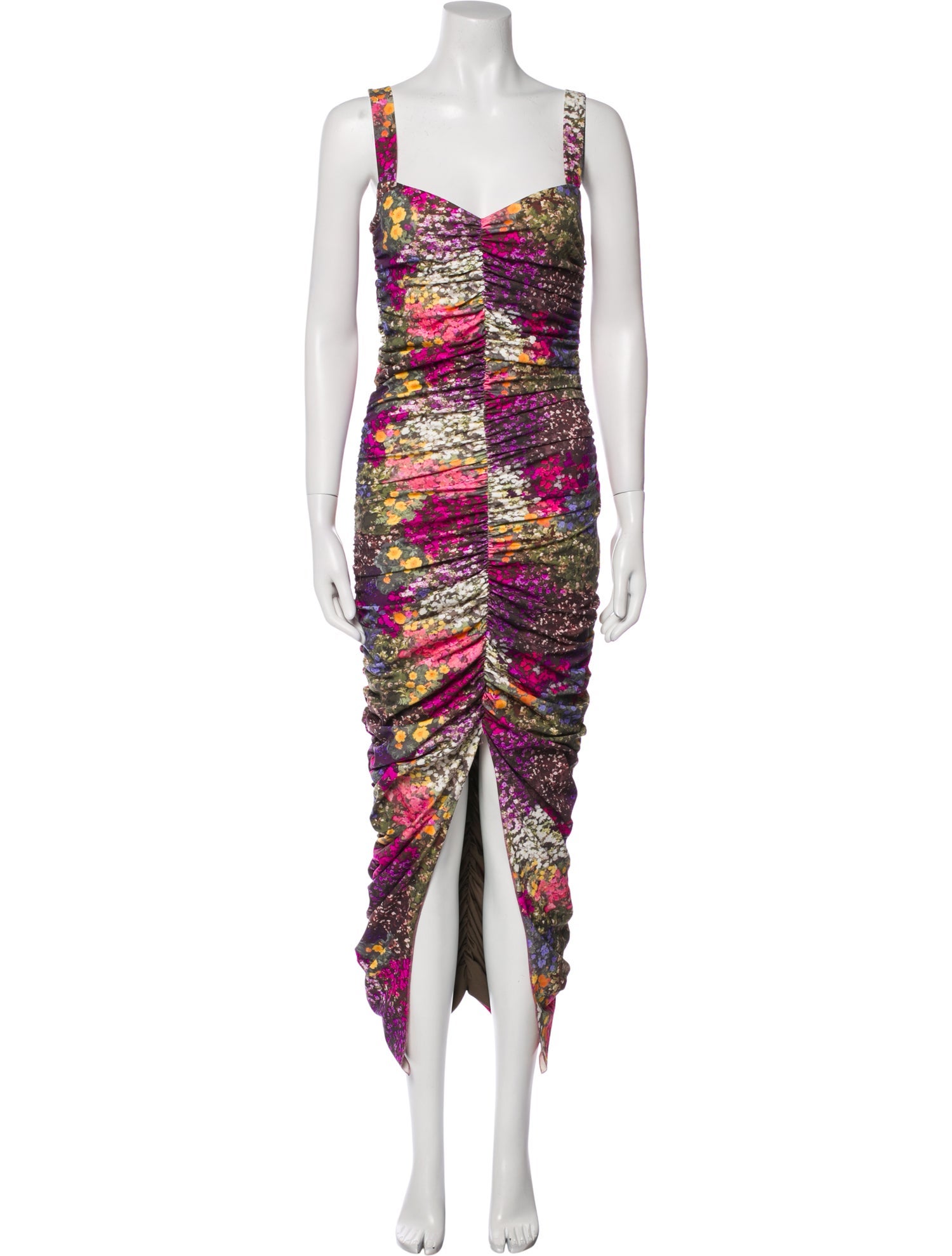 ROTATE Birger Christensen Printed Long Dress