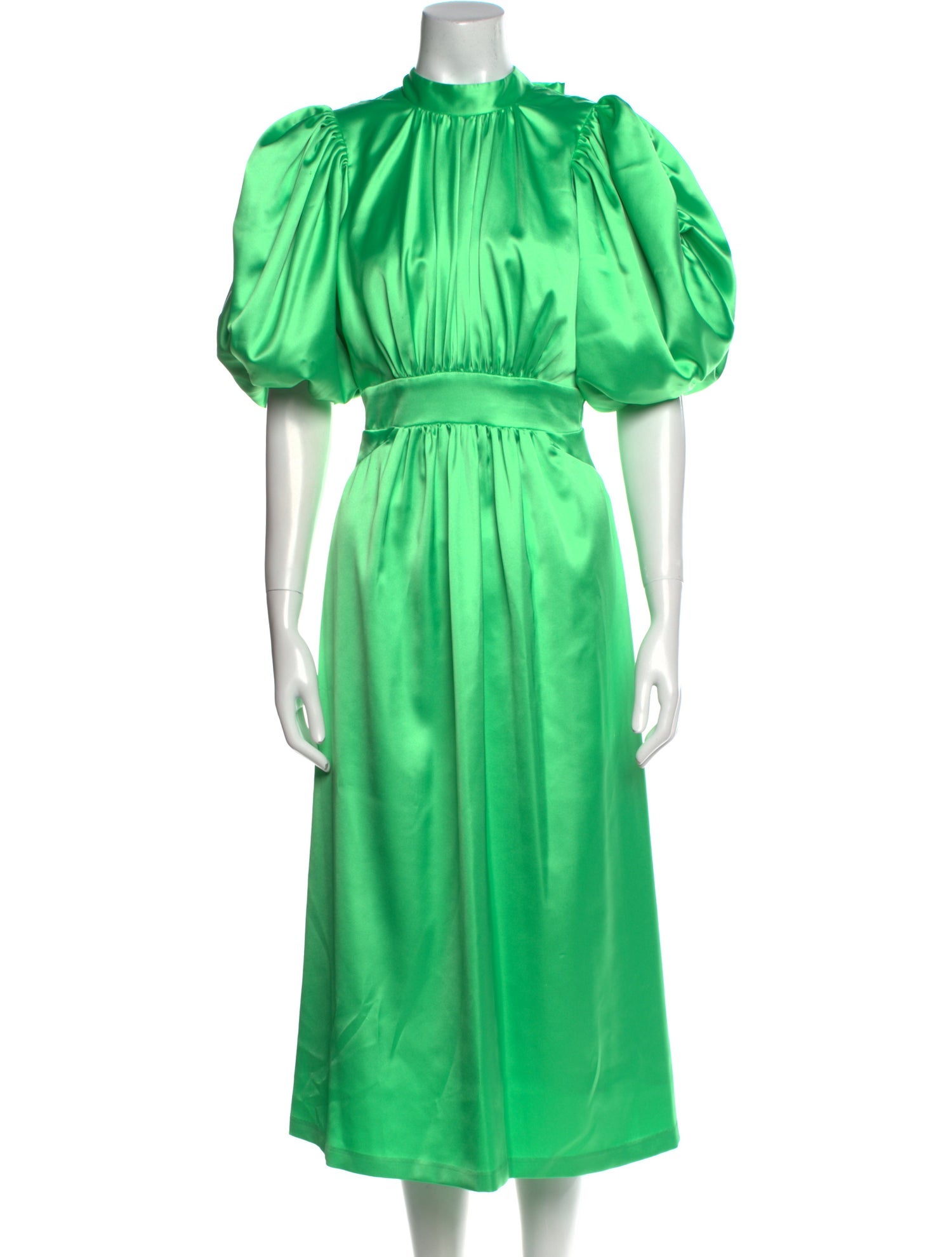 ROTATE Birger Christensen Crew Neck Long Dress