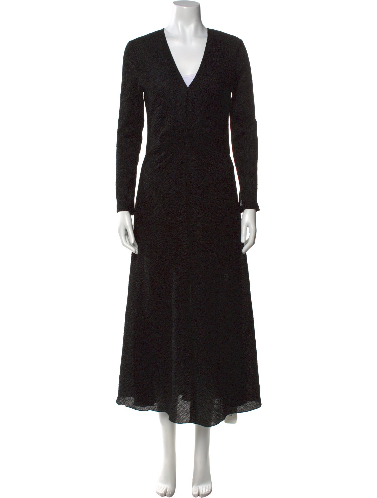 ROTATE Birger Christensen V-Neck Long Dress