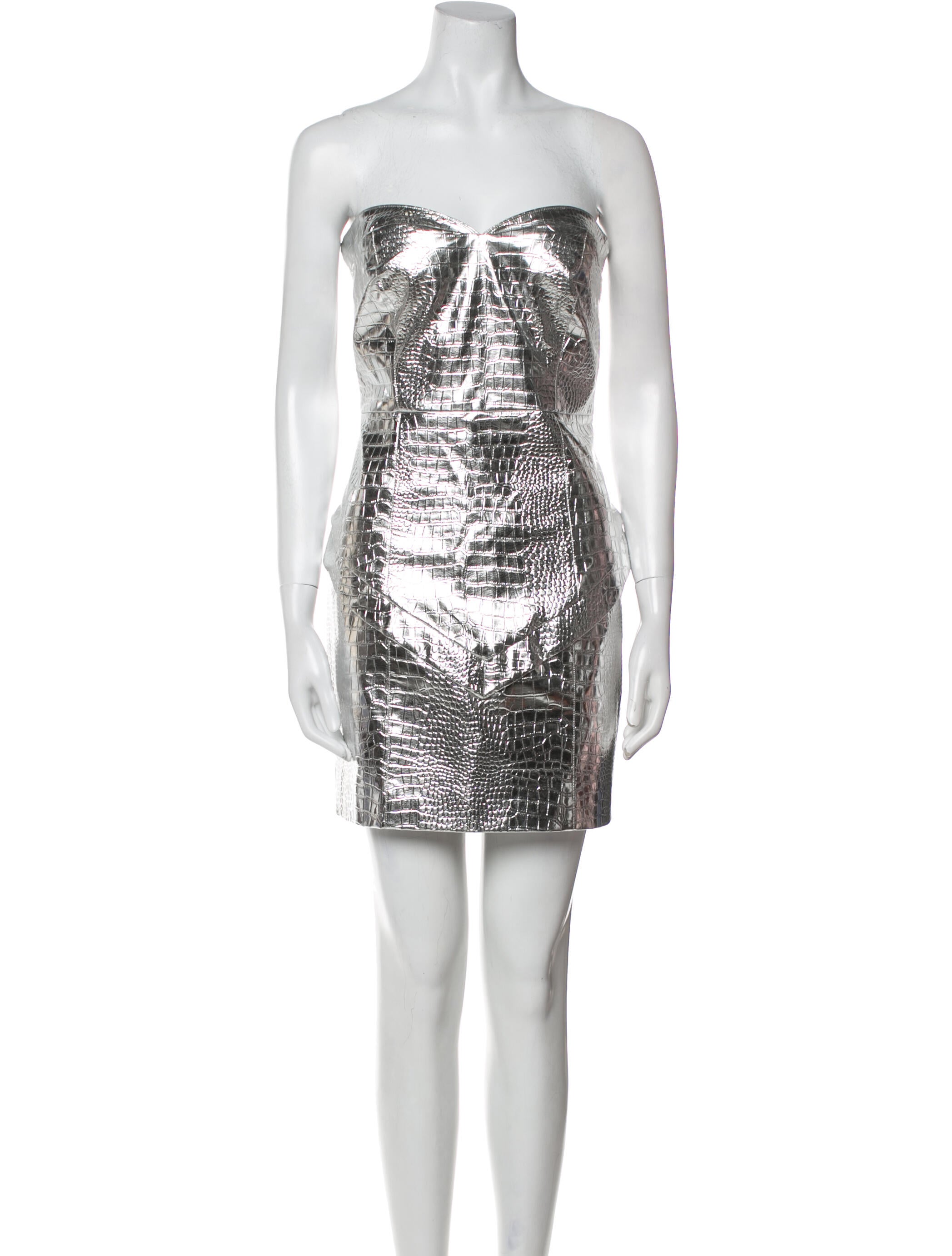 ROTATE Birger Christensen Animal Print Mini Dress