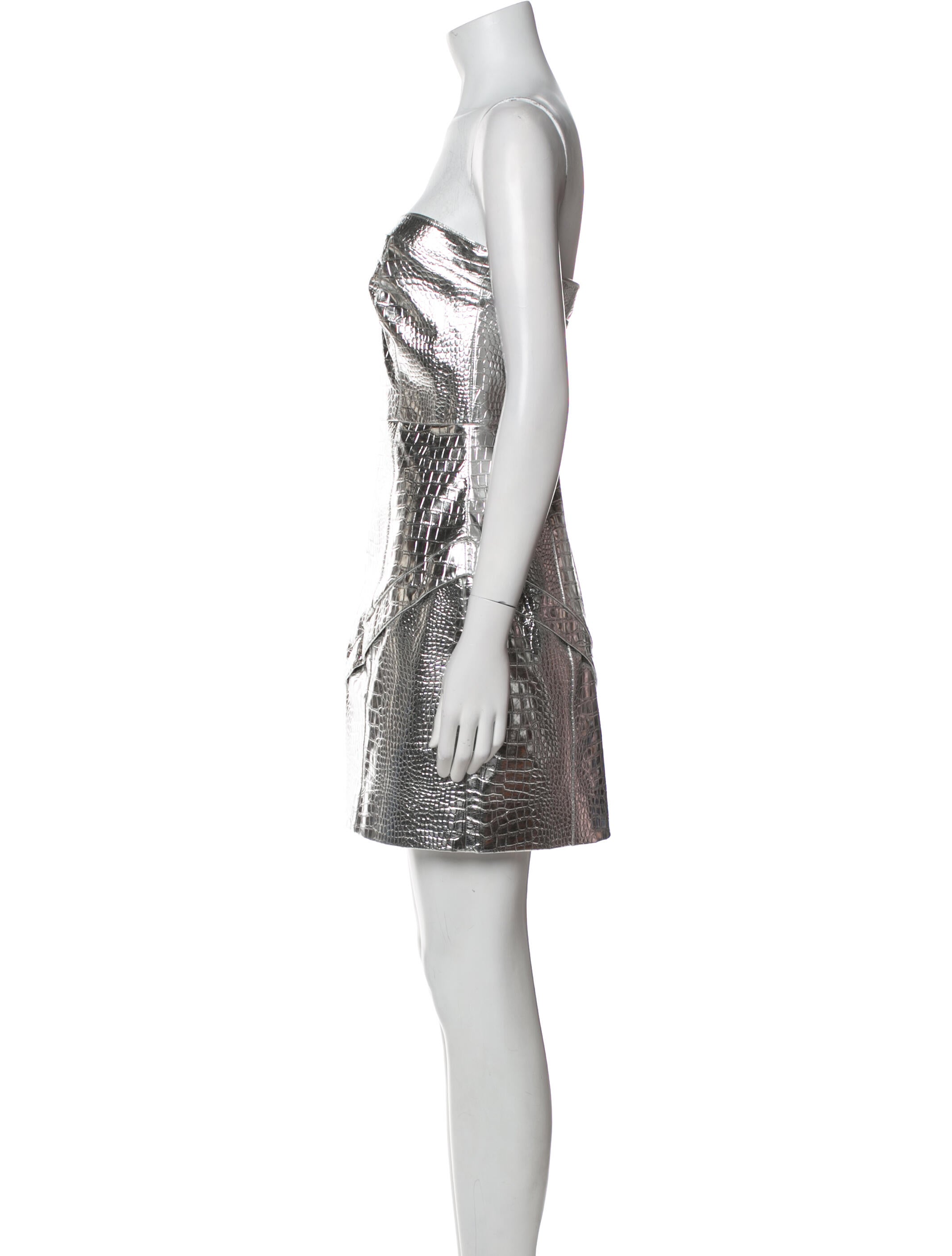 ROTATE Birger Christensen Animal Print Mini Dress