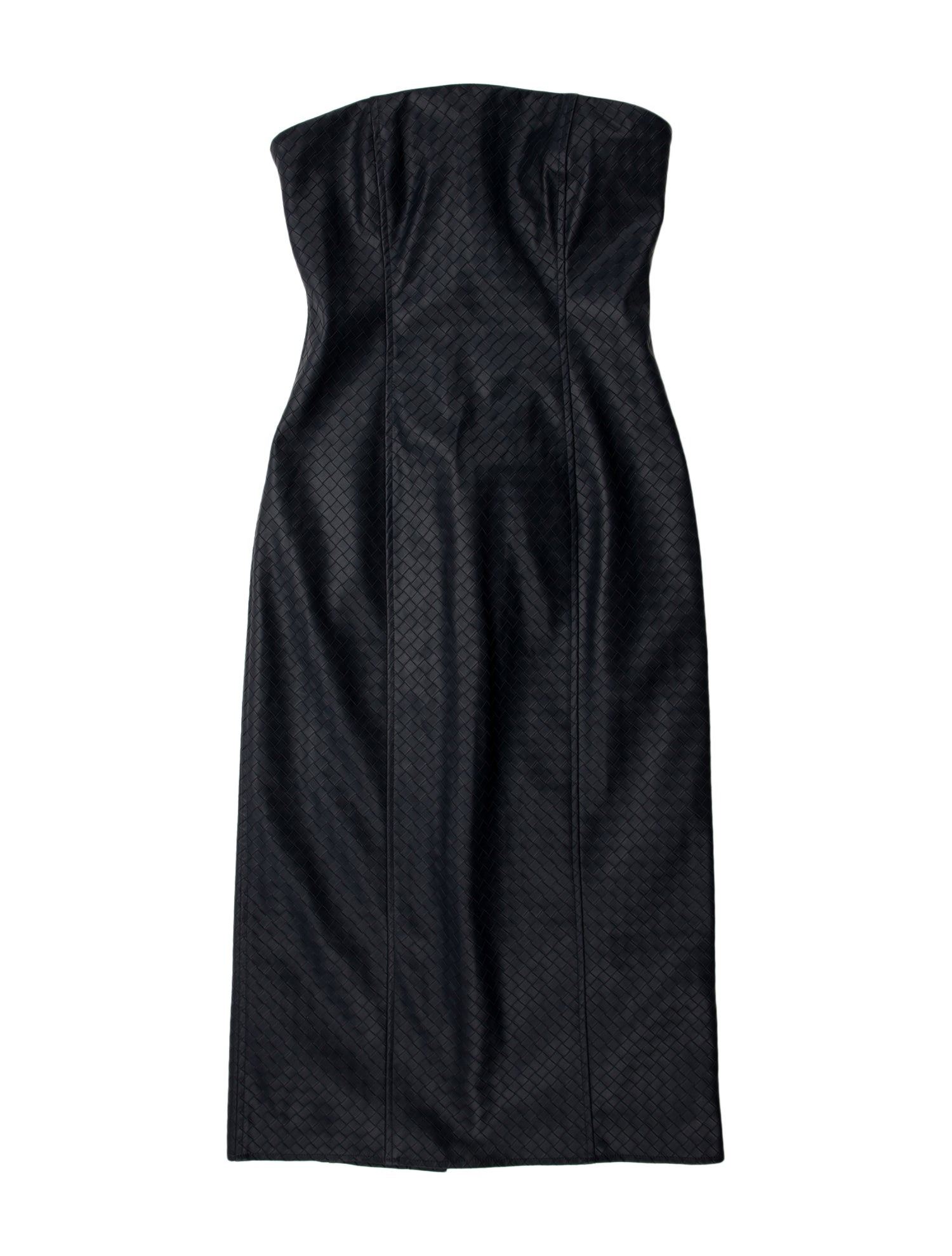 ROTATE Birger Christensen Strapless Knee-Length Dress