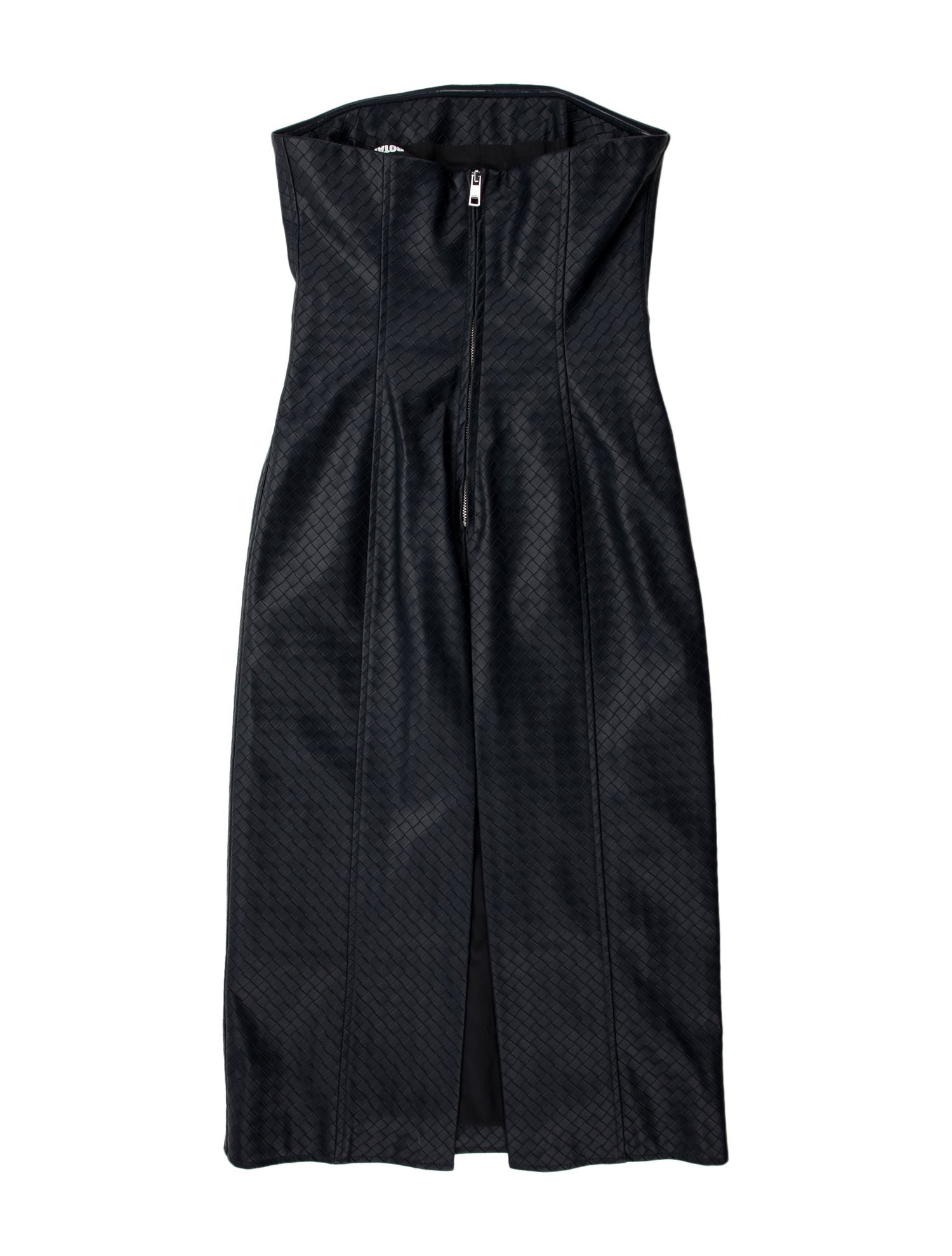 ROTATE Birger Christensen Strapless Knee-Length Dress