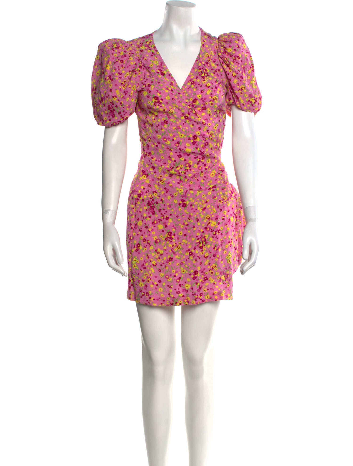 ROTATE Birger Christensen Floral Print Mini Dress w/ Tags