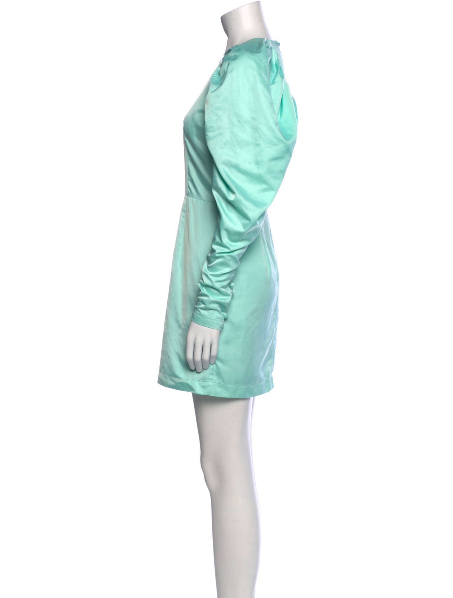 ROTATE Birger Christensen V-Neck Mini Dress