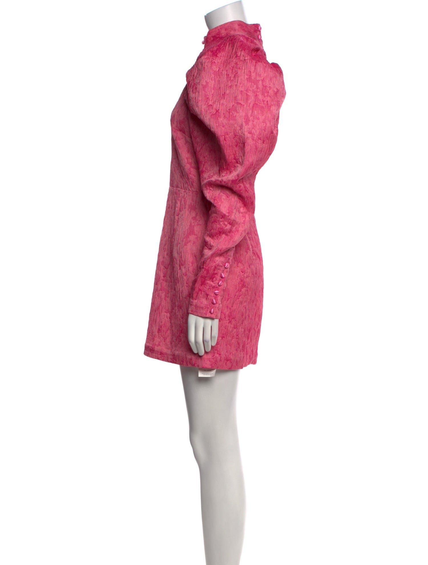 ROTATE Birger Christensen Mock Neck Mini Dress