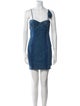 ROTATE Birger Christensen Square Neckline Mini Dress