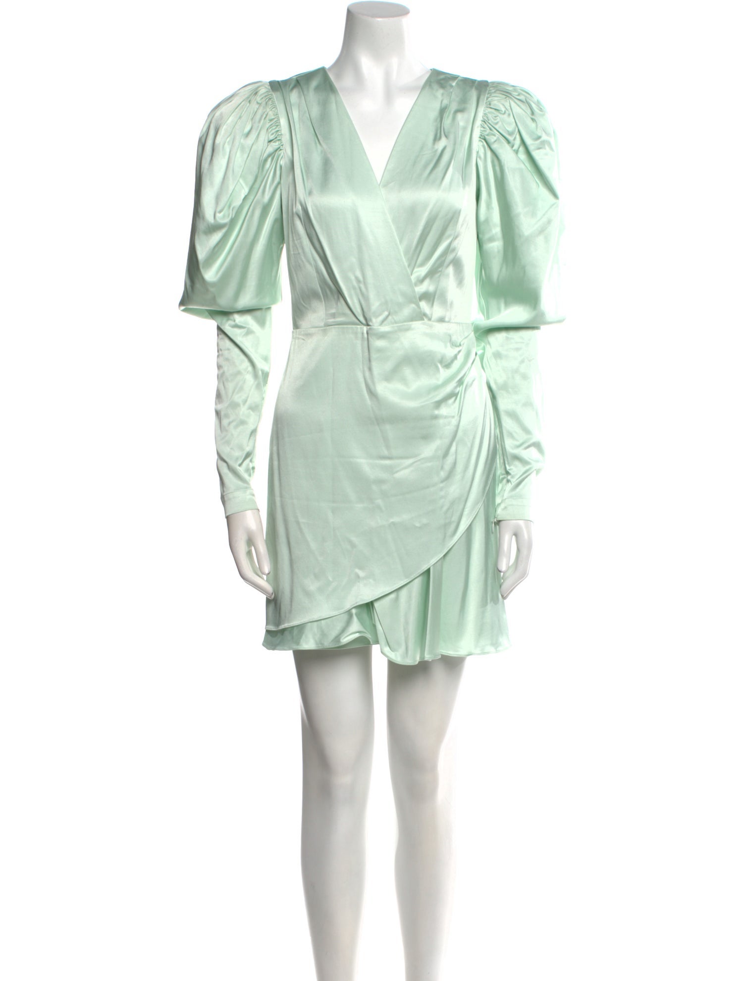 ROTATE Birger Christensen V-Neck Mini Dress