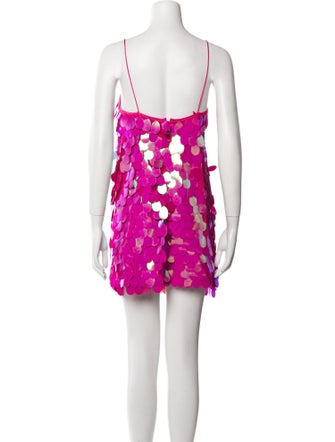 ROTATE Birger Christensen Square Neckline Mini Dress