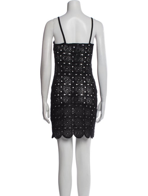 ROTATE Birger Christensen Square Neckline Mini Dress