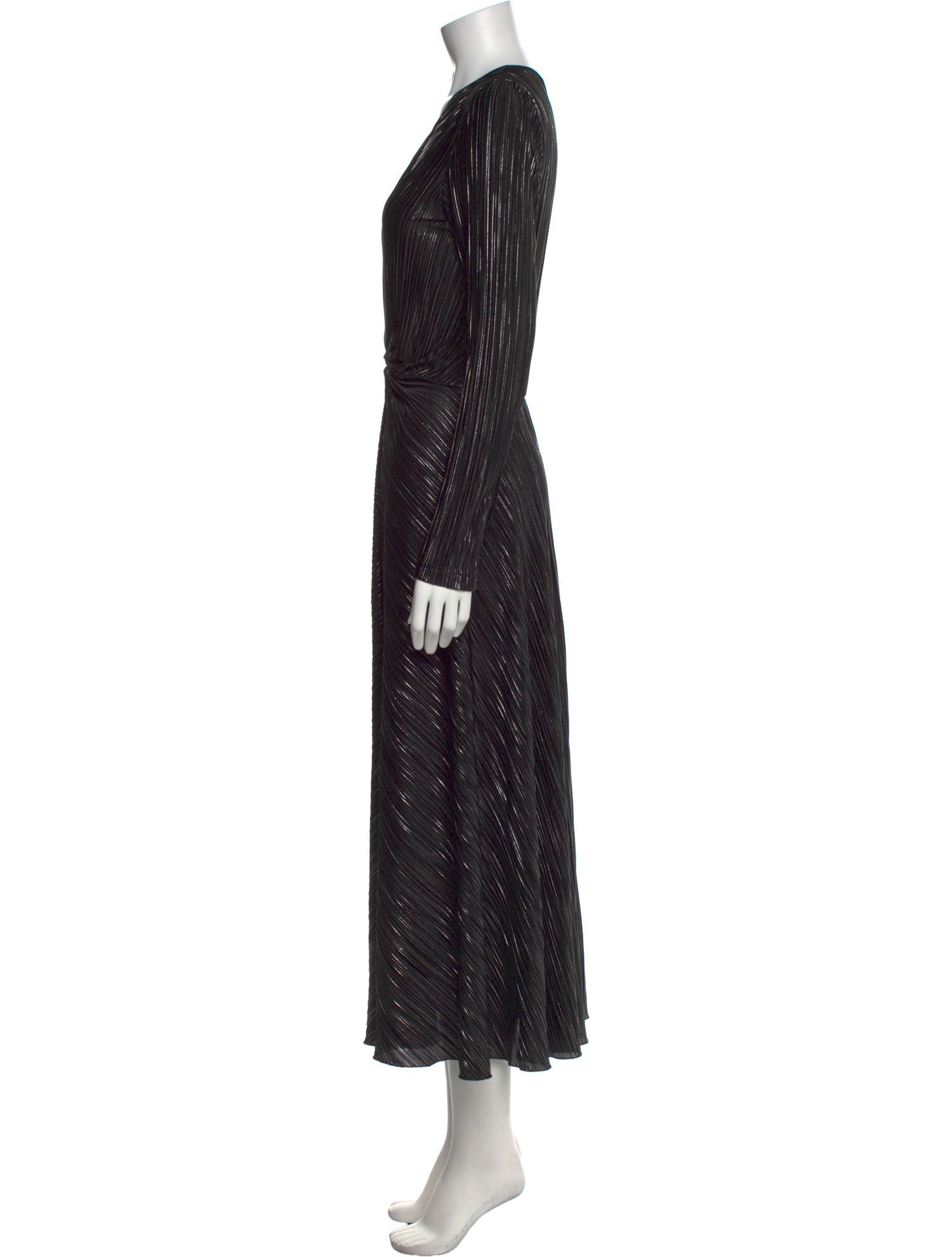 ROTATE Birger Christensen V-Neck Long Dress