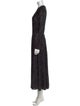 ROTATE Birger Christensen V-Neck Long Dress