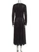 ROTATE Birger Christensen V-Neck Long Dress