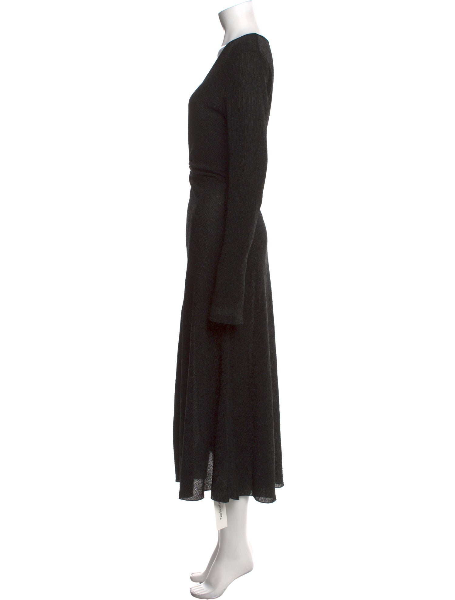 ROTATE Birger Christensen V-Neck Long Dress