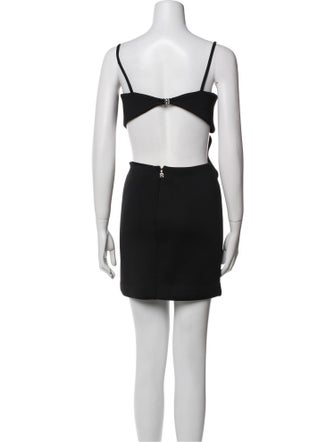 ROTATE Birger Christensen Square Neckline Knee-Length Dress