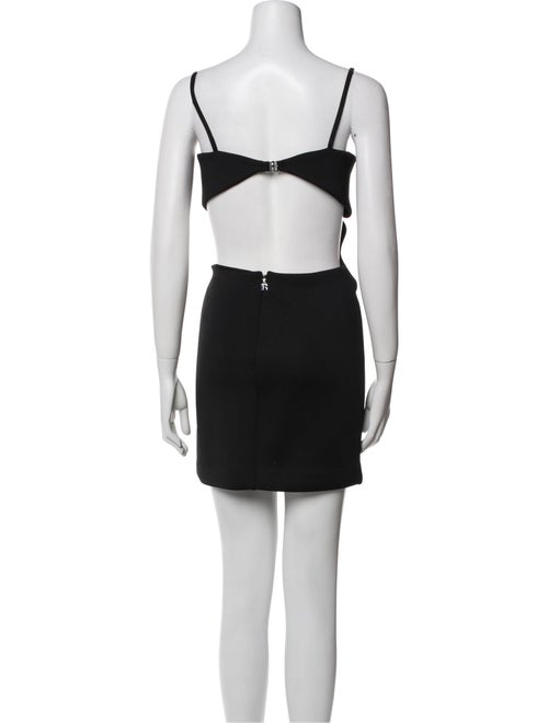 ROTATE Birger Christensen Square Neckline Knee-Length Dress