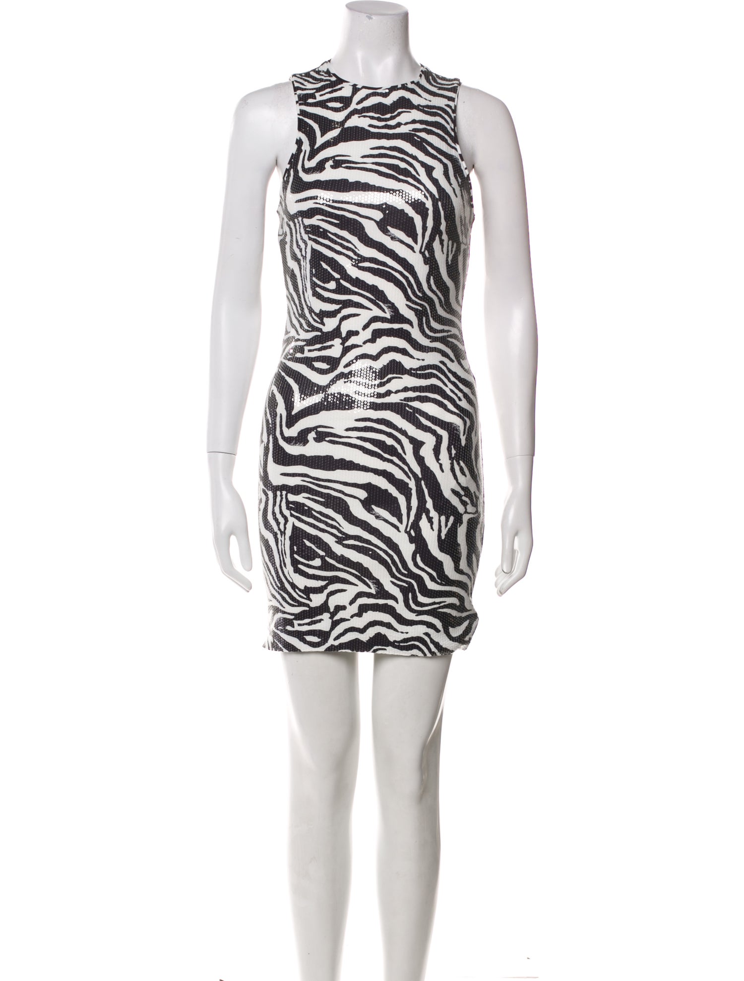 ROTATE Birger Christensen Animal Print Mini Dress w/ Tags