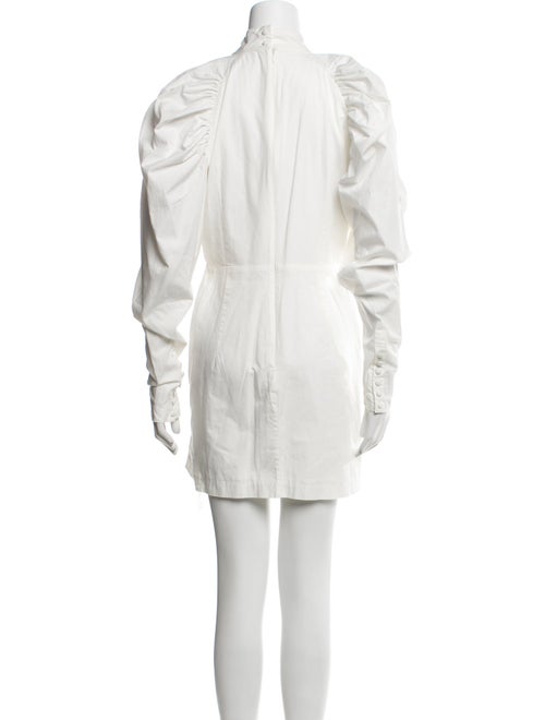 ROTATE Birger Christensen Mock Neck Mini Dress