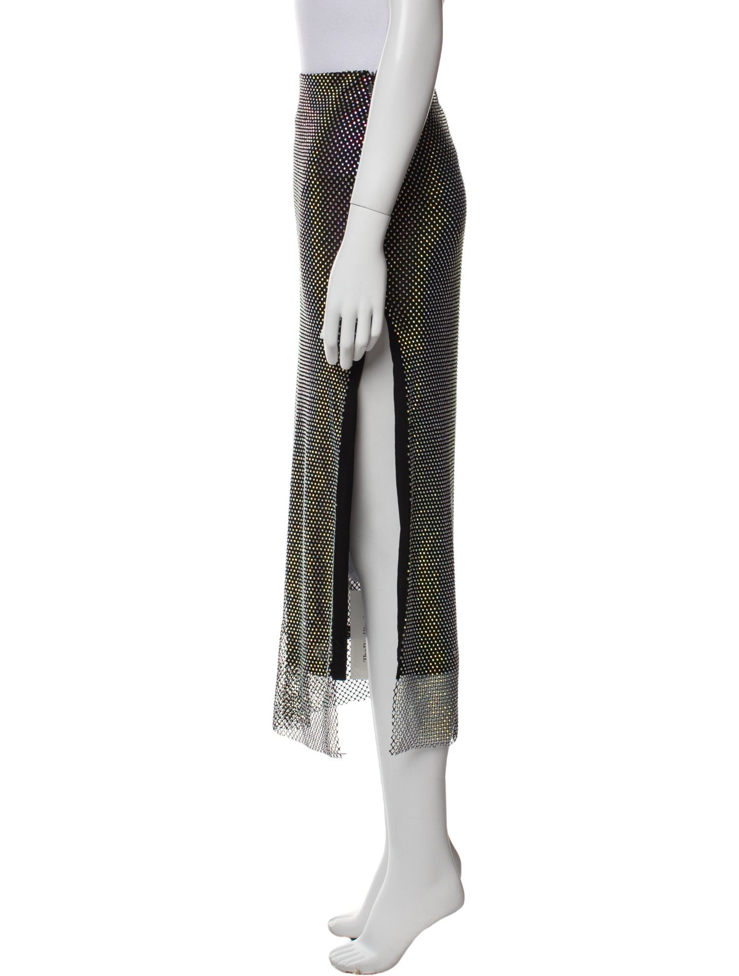 ROTATE Birger Christensen Polka Dot Print Midi Length Skirt w/ Tags