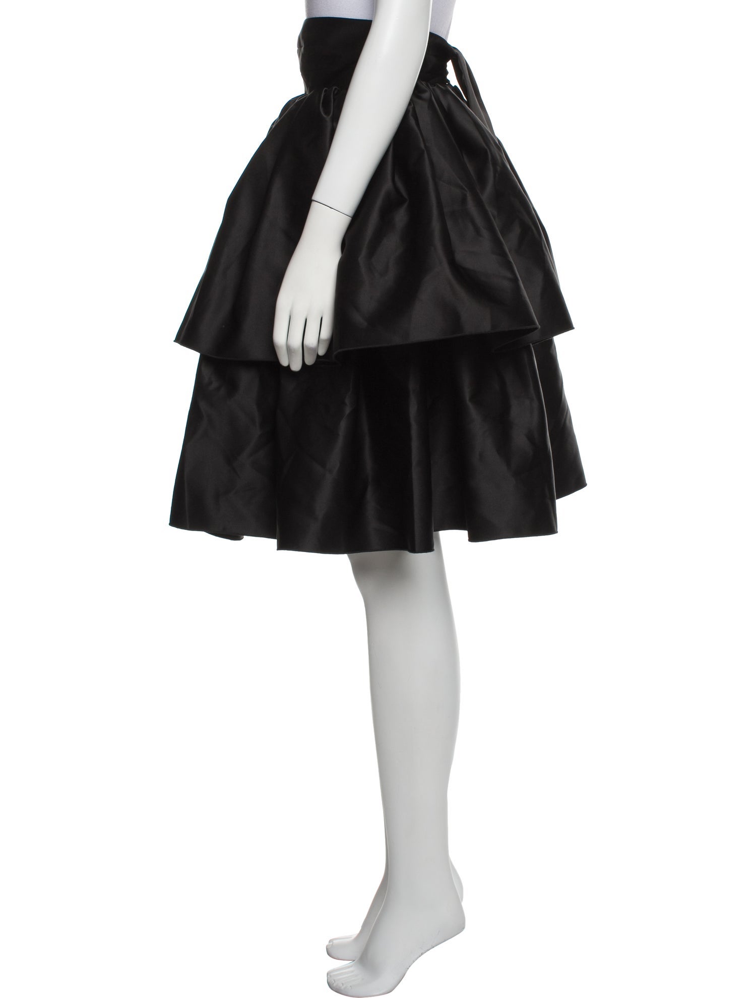 ROTATE Birger Christensen Ruffle Embellishment Knee-Length Skirt w/ Tags