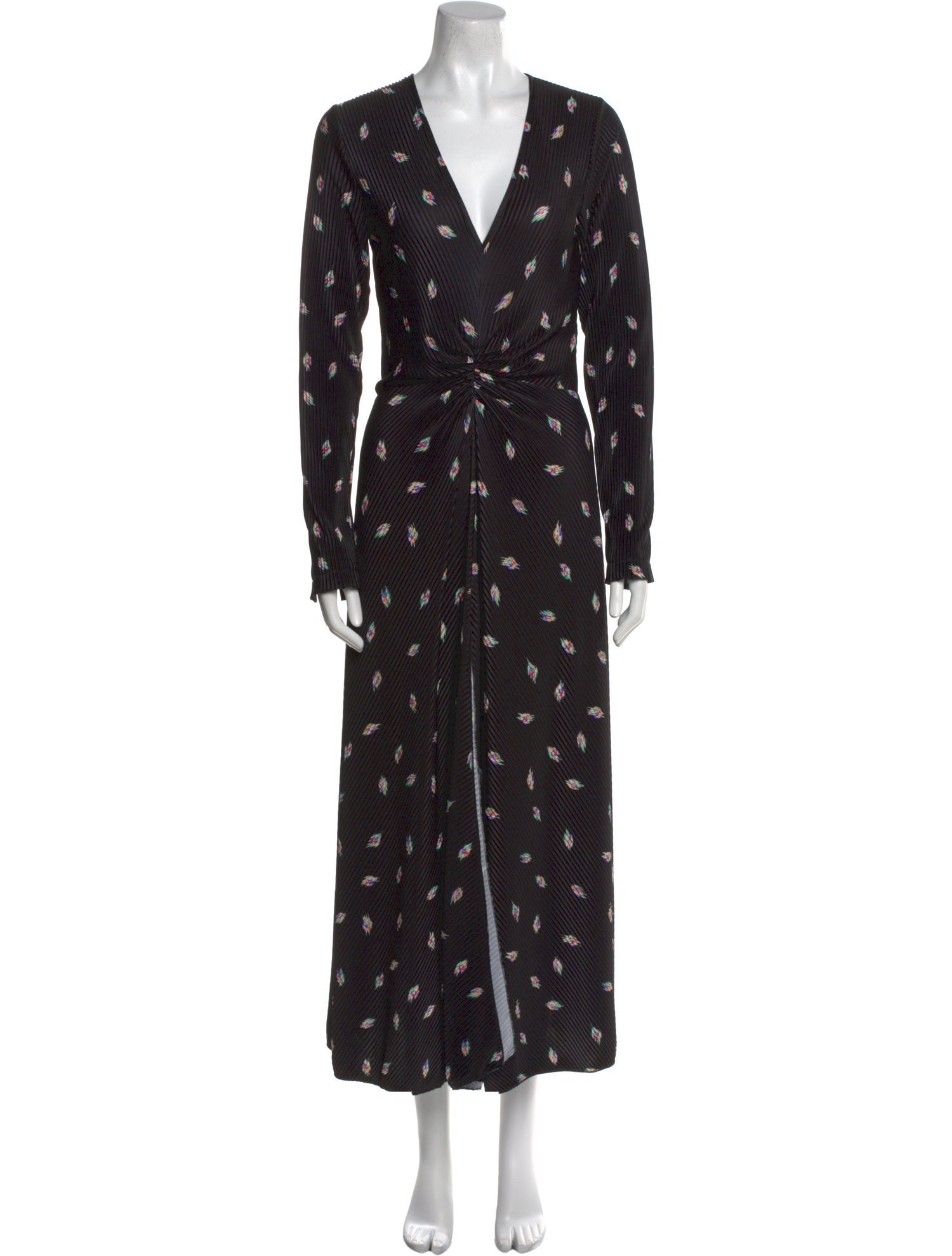 ROTATE Birger Christensen Printed Long Dress