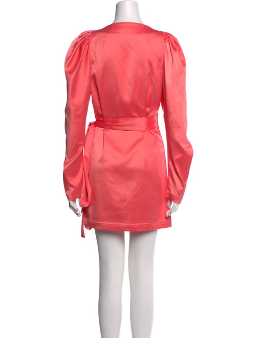 ROTATE Birger Christensen V-Neck Mini Dress