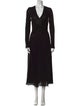 ROTATE Birger Christensen V-Neck Long Dress