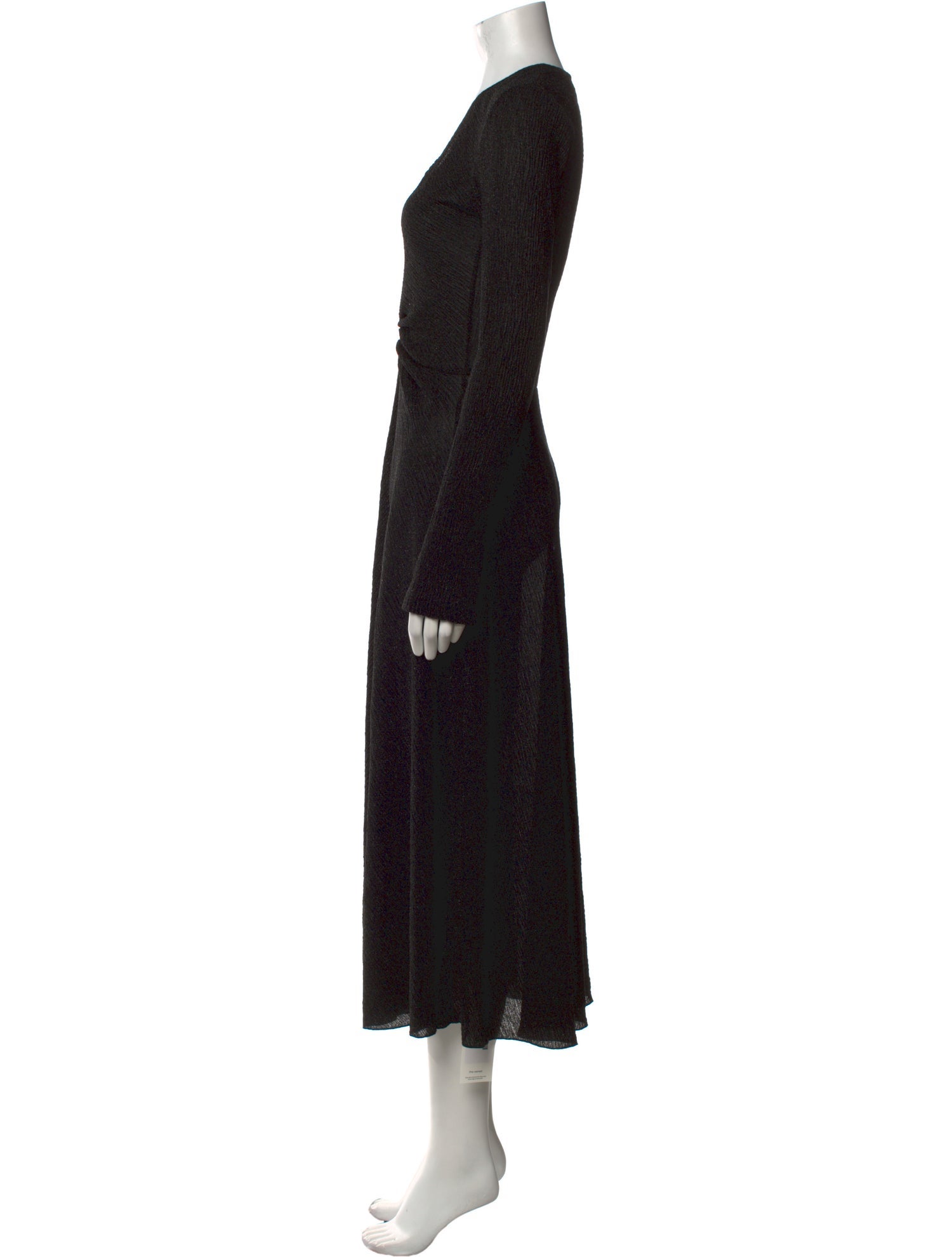 ROTATE Birger Christensen V-Neck Long Dress