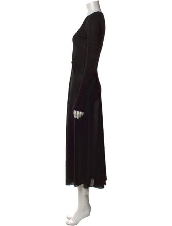 ROTATE Birger Christensen V-Neck Long Dress