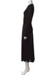 ROTATE Birger Christensen V-Neck Long Dress