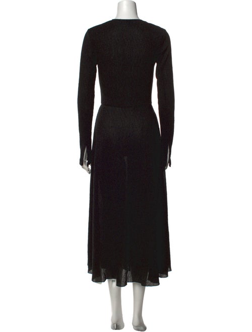 ROTATE Birger Christensen V-Neck Long Dress