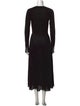 ROTATE Birger Christensen V-Neck Long Dress
