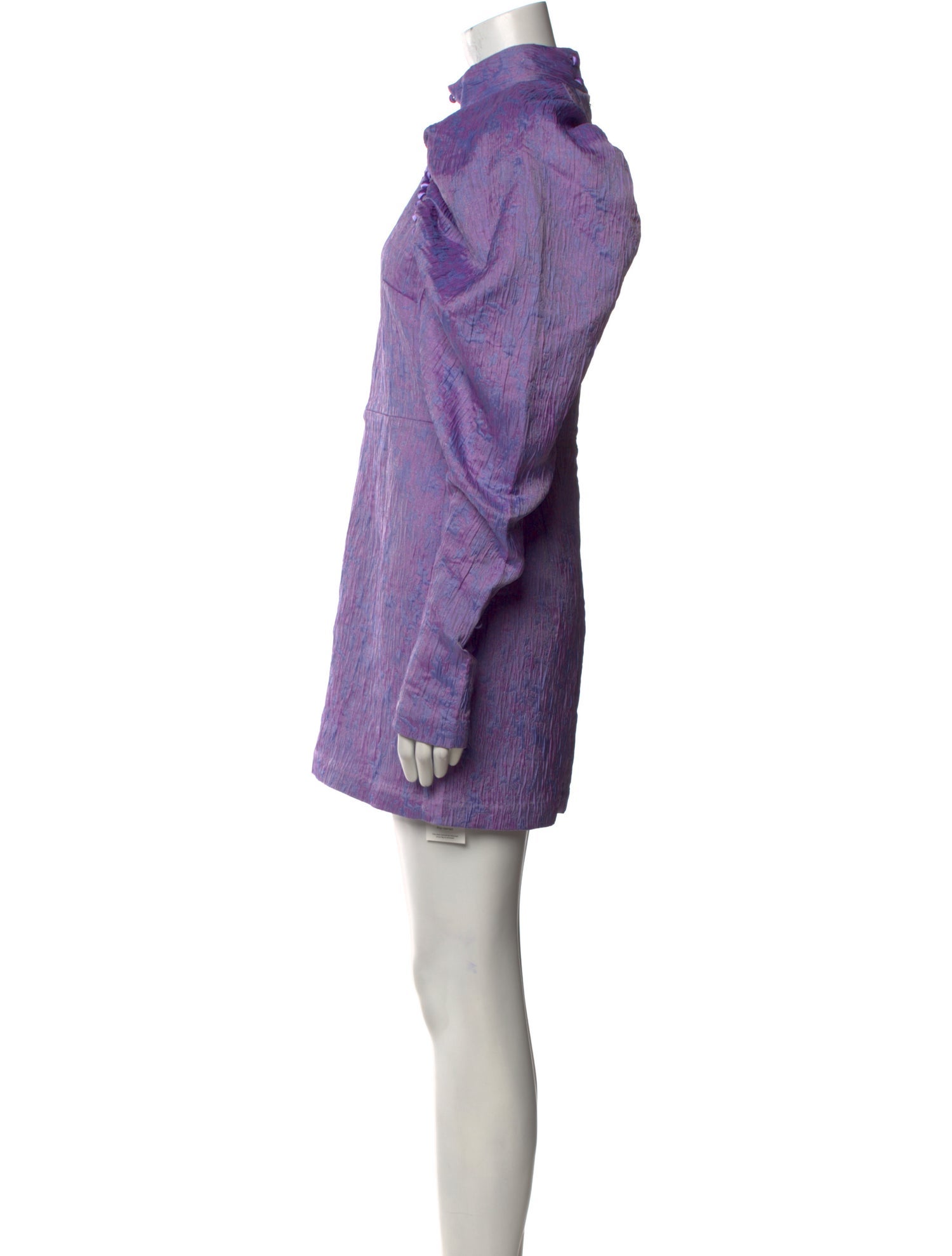 ROTATE Birger Christensen Mock Neck Mini Dress