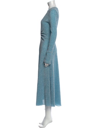 ROTATE Birger Christensen V-Neck Long Dress