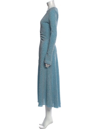 ROTATE Birger Christensen V-Neck Long Dress