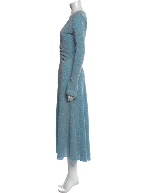 ROTATE Birger Christensen V-Neck Long Dress