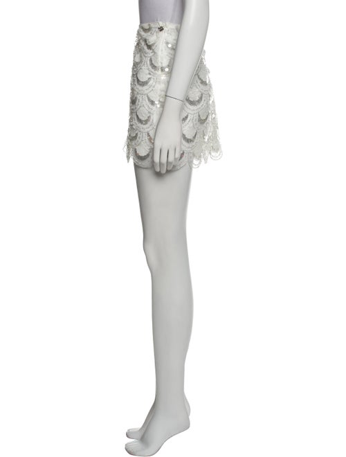 ROTATE Birger Christensen Lace Pattern Mini Skirt