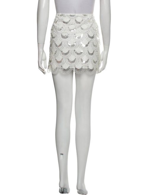 ROTATE Birger Christensen Lace Pattern Mini Skirt