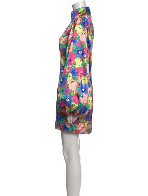 ROTATE Birger Christensen Floral Print Mini Dress