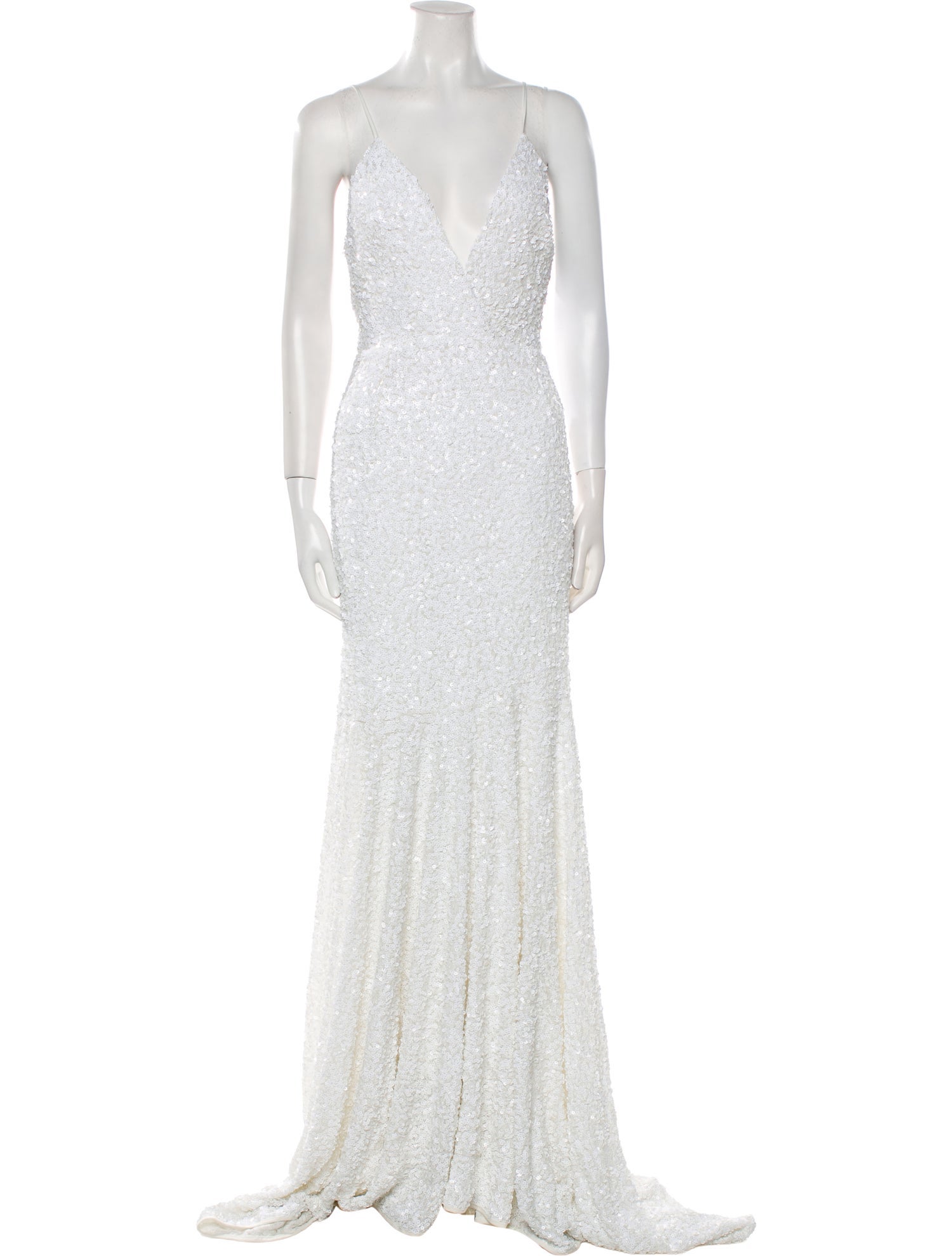 ROTATE Birger Christensen V-Neck Long Dress w/ Tags