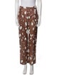ROTATE Birger Christensen Polka Dot Print Wide Leg Pants