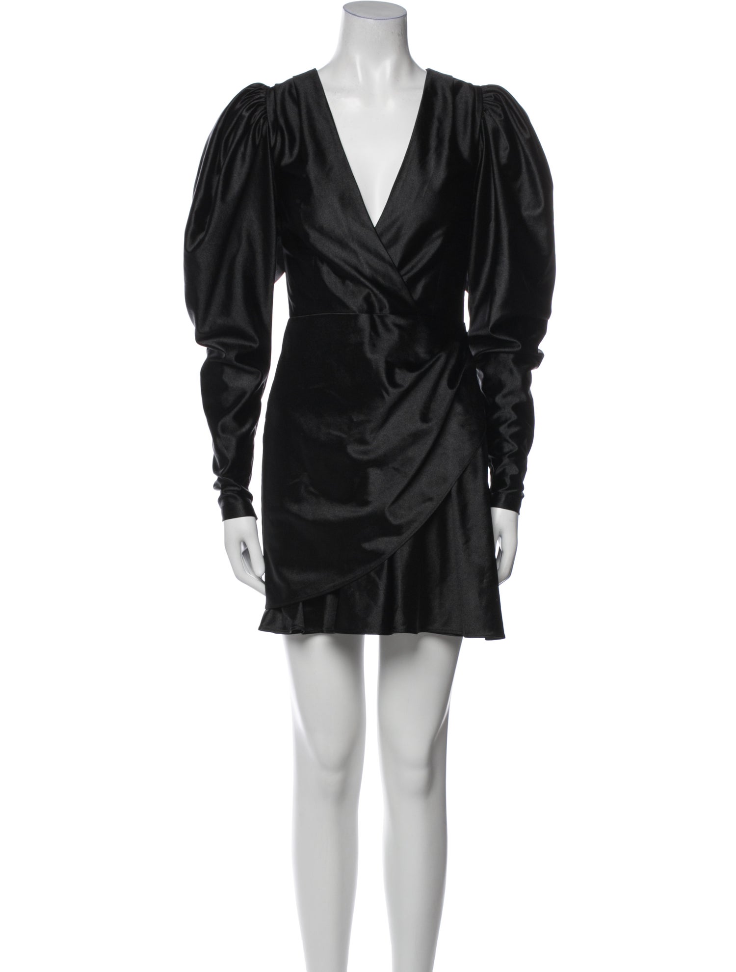 ROTATE Birger Christensen V-Neck Mini Dress