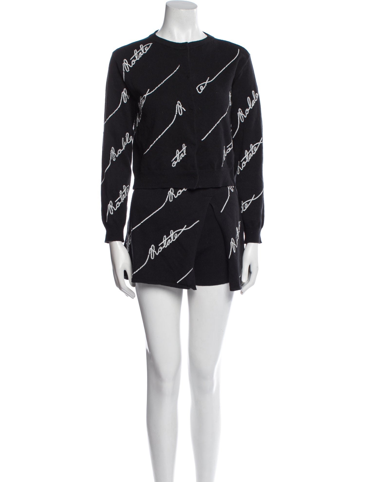 ROTATE Birger Christensen Printed Skirt Set