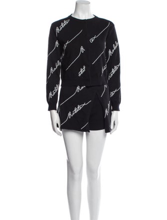 ROTATE Birger Christensen Printed Skirt Set